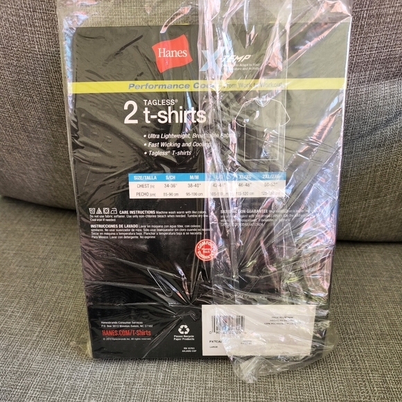 *NEW* TWO- 2PACKS OF MEN'S HANES PERFORMANCE COOL T-SHIRT - Picture 9 of 10